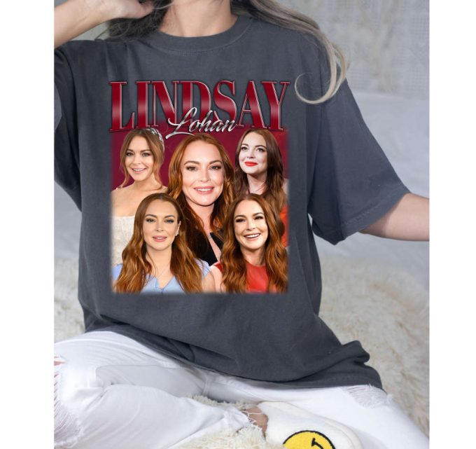 Lindsay Lohan T-Shirt, Lindsay Lohan Shirt, Lindsay Lohan Sweatshirt, Hip Hop Graphic, Unisex Shirt, Bootleg Retro 90'S Fans Gift 3