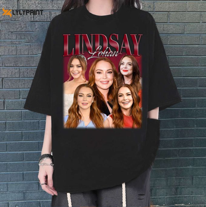 Lindsay Lohan T-Shirt, Lindsay Lohan Shirt, Lindsay Lohan Sweatshirt, Hip Hop Graphic, Unisex Shirt, Bootleg Retro 90'S Fans Gift 1