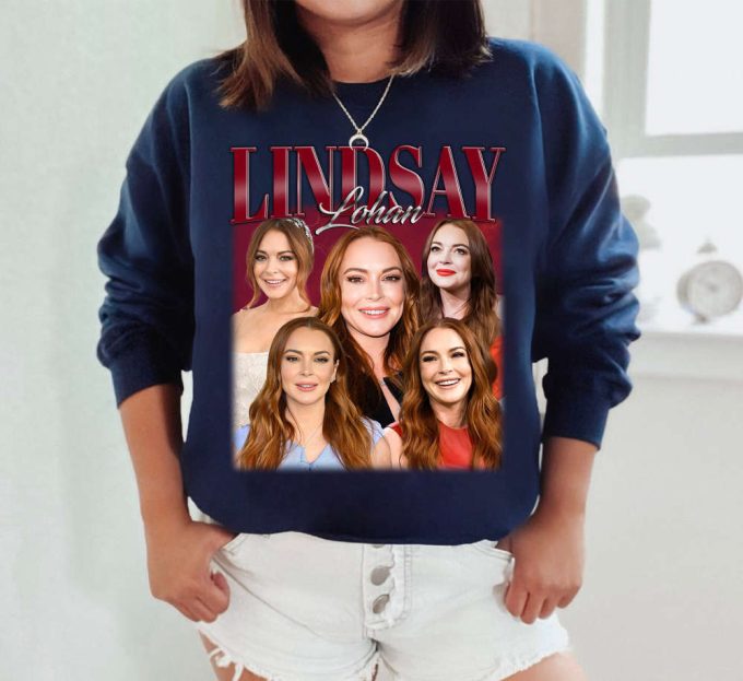 Lindsay Lohan T-Shirt, Lindsay Lohan Shirt, Lindsay Lohan Sweatshirt, Hip Hop Graphic, Unisex Shirt, Bootleg Retro 90'S Fans Gift 4