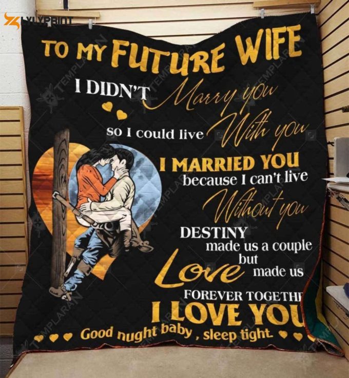 Lineman'S Wife 3D Customized Quilt 1