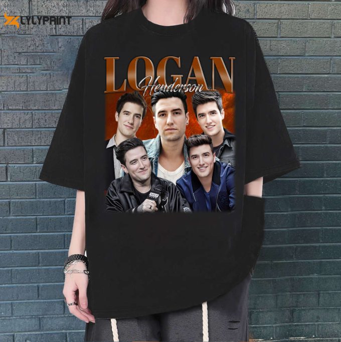 Logan Henderson T-Shirt, Logan Henderson Shirt, Logan Henderson Sweatshirt, Hip Hop Graphic, Unisex Shirt, Bootleg Retro 90'S Fans Gift 1