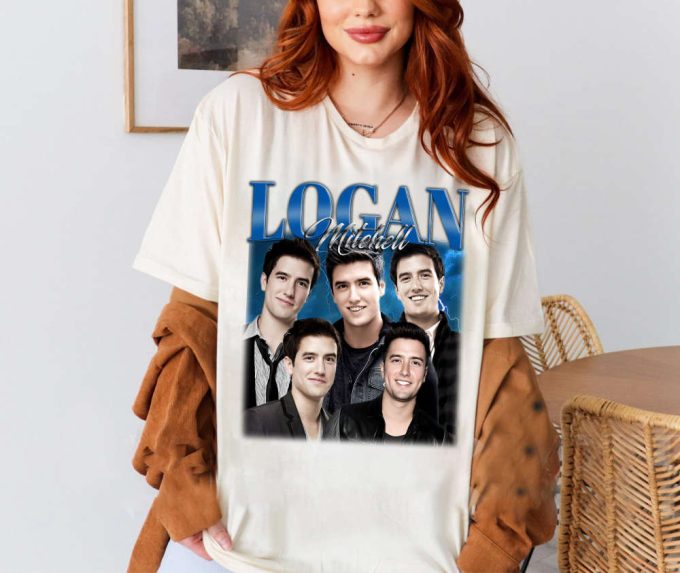 Logan Mitchell T-Shirt, Logan Mitchell Shirt, Logan Mitchell Sweatshirt, Hip Hop Graphic, Unisex Shirt, Bootleg Retro 90'S Fans Gift 2