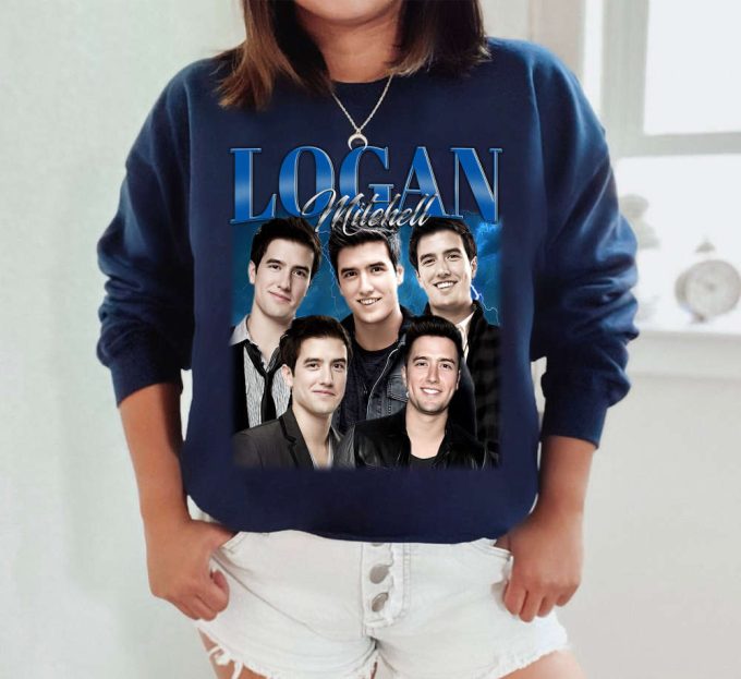 Logan Mitchell T-Shirt, Logan Mitchell Shirt, Logan Mitchell Sweatshirt, Hip Hop Graphic, Unisex Shirt, Bootleg Retro 90'S Fans Gift 4