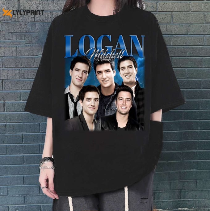 Logan Mitchell T-Shirt, Logan Mitchell Shirt, Logan Mitchell Sweatshirt, Hip Hop Graphic, Unisex Shirt, Bootleg Retro 90'S Fans Gift 1
