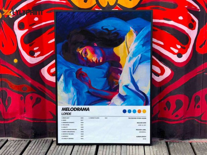 Lorde &Amp;Quot;Melodrama&Amp;Quot; Album Cover Poster For Home Room Decor #6 1
