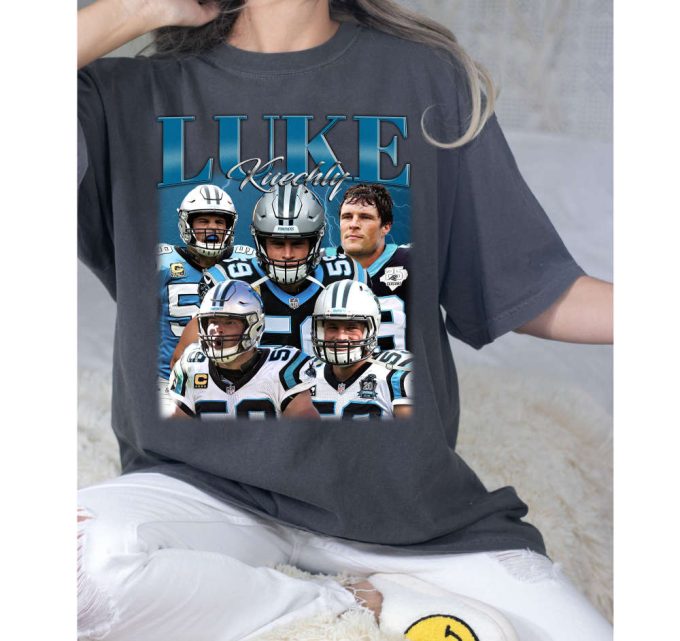 Luke Kuechly T-Shirt, Luke Kuechly Tees, Luke Kuechly Sweatshirt, Hip Hop Graphic, Trendy T-Shirt, Unisex Shirt, Retro Shirt 3
