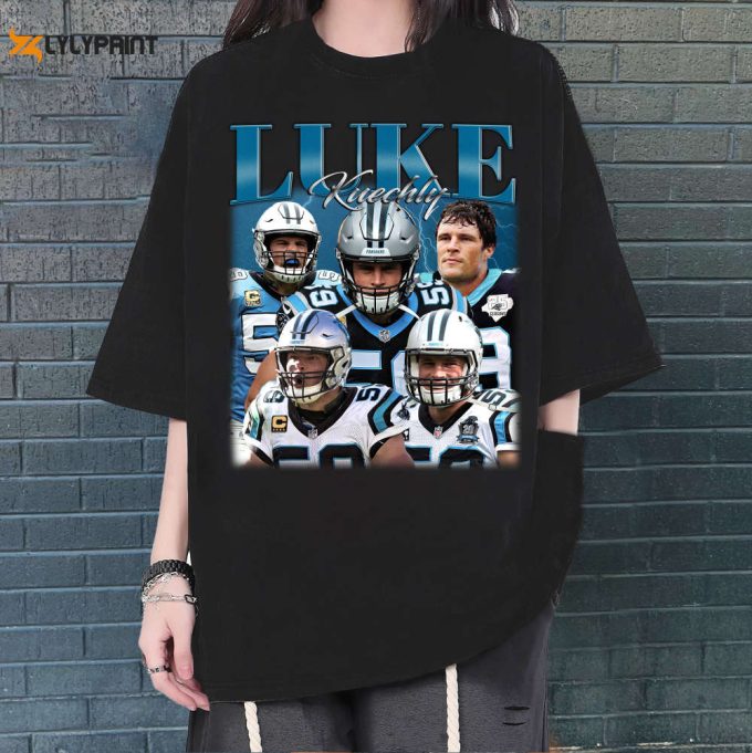 Luke Kuechly T-Shirt, Luke Kuechly Tees, Luke Kuechly Sweatshirt, Hip Hop Graphic, Trendy T-Shirt, Unisex Shirt, Retro Shirt 1