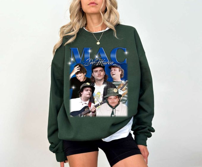 Mac Demarco T-Shirt: Character Sweater For Casual College Style - Unisex Tees &Amp; Shirts 4