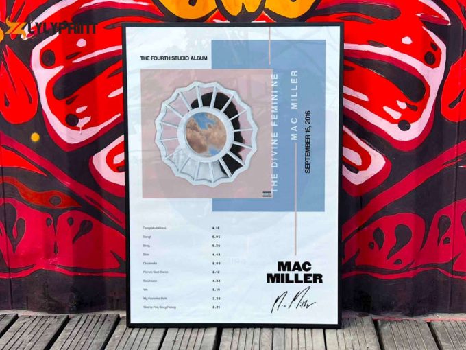 Mac Miller &Amp;Quot;The Divine Feminine&Amp;Quot; Album Cover Poster For Home Room Decor #3 1