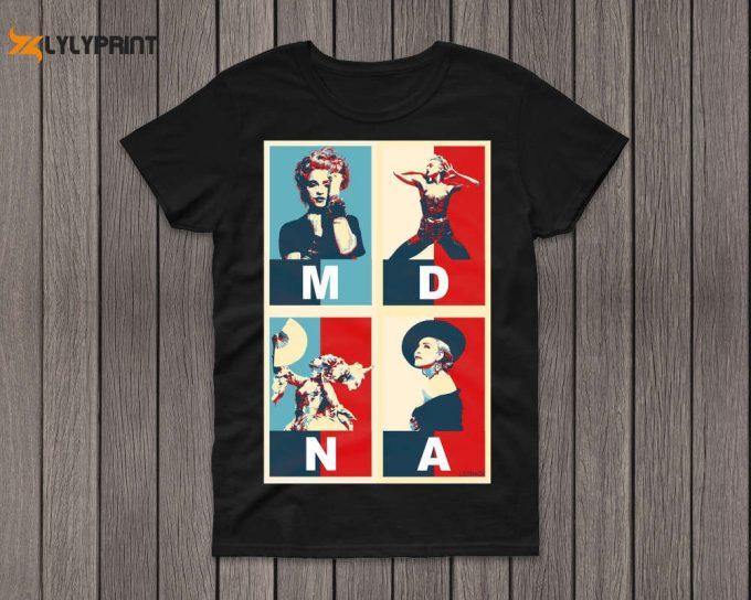 Madonna Retro T-Shirt, Madonna Shirt, Music Shirt, Gift Tee For You And Your Friends, Celebration Tour 2024 T-Shirt, Music Country T-Shirt 1