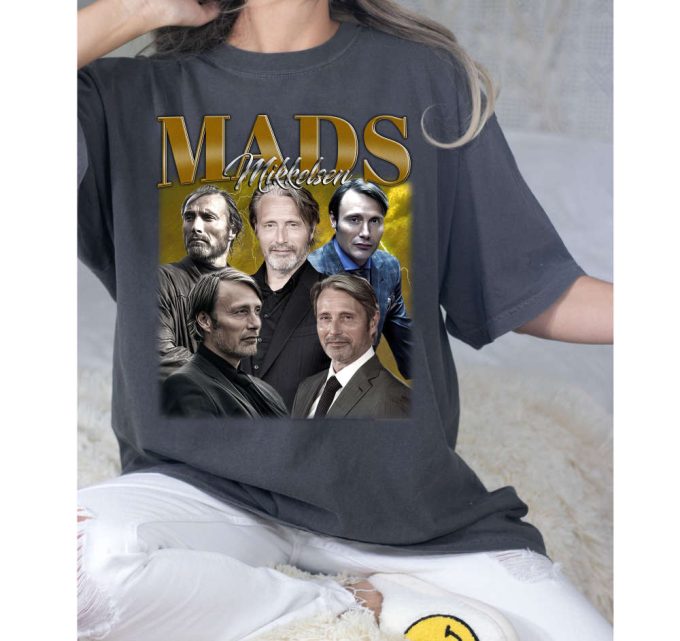 Mads Mikkelsen T-Shirt, Mads Mikkelsen Tees, Mads Mikkelsen Sweatshirt, Hip Hop Graphic, Trendy T-Shirt, Unisex Shirt, Retro Shirt 2