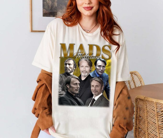 Mads Mikkelsen T-Shirt, Mads Mikkelsen Tees, Mads Mikkelsen Sweatshirt, Hip Hop Graphic, Trendy T-Shirt, Unisex Shirt, Retro Shirt 3