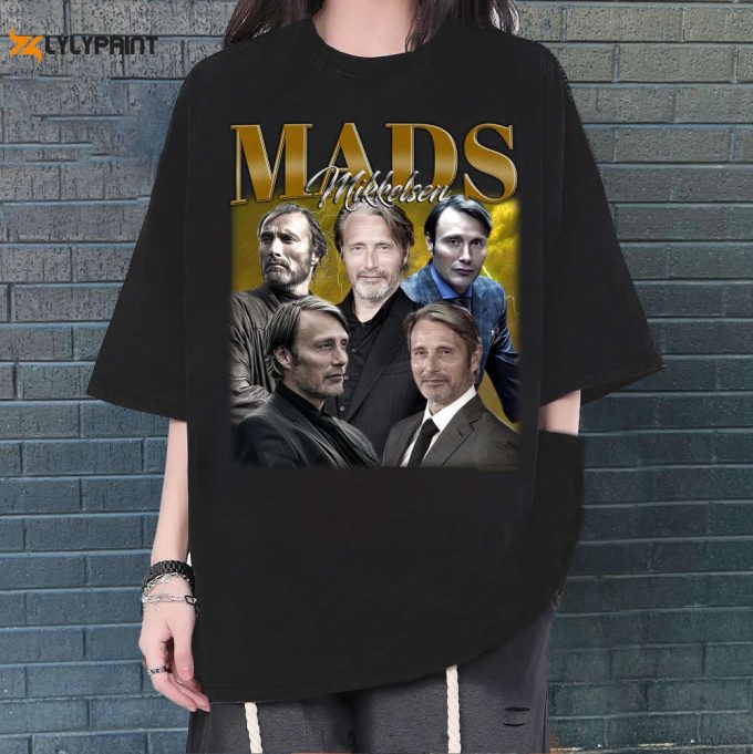 Mads Mikkelsen T-Shirt, Mads Mikkelsen Tees, Mads Mikkelsen Sweatshirt, Hip Hop Graphic, Trendy T-Shirt, Unisex Shirt, Retro Shirt 1