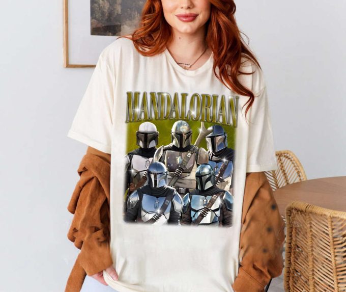 Mandalorian T-Shirt, Mandalorian Tees, Mandalorian Sweatshirt, Hip Hop Graphic, Trendy T-Shirt, Unisex Shirt, Retro Shirt 2