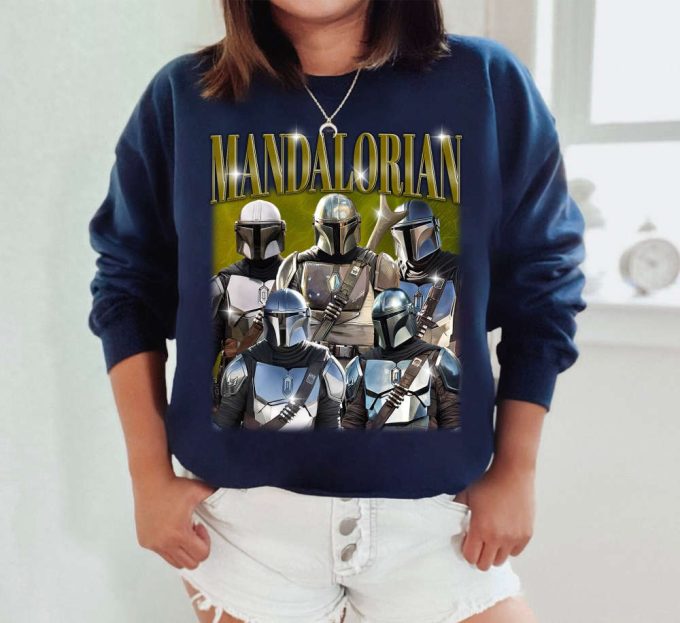 Mandalorian T-Shirt, Mandalorian Tees, Mandalorian Sweatshirt, Hip Hop Graphic, Trendy T-Shirt, Unisex Shirt, Retro Shirt 4