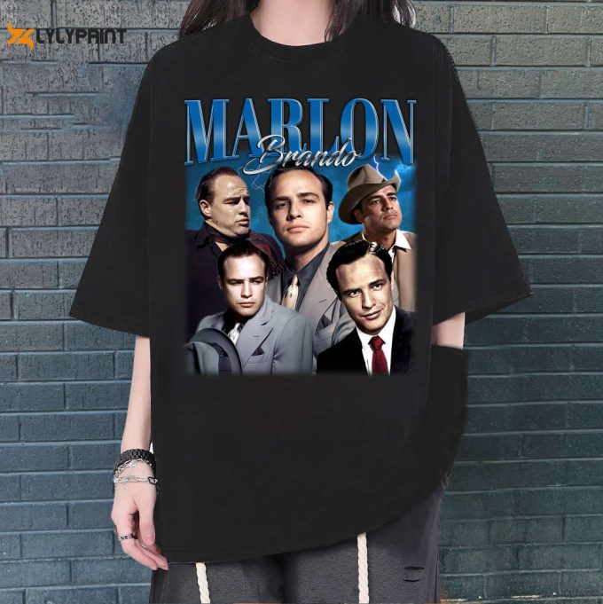 Marlon Brando T-Shirt, Marlon Brando Tees, Marlon Brando Sweatshirt, Hip Hop Graphic, Trendy T-Shirt, Unisex Shirt, Retro Shirt 1