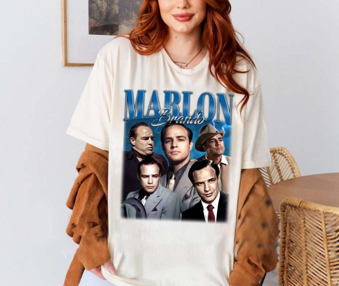 Marlon Brando T-Shirt, Marlon Brando Tees, Marlon Brando Sweatshirt, Hip Hop Graphic, Trendy T-Shirt, Unisex Shirt, Retro Shirt 2