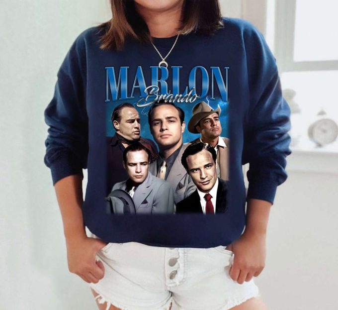 Marlon Brando T-Shirt, Marlon Brando Tees, Marlon Brando Sweatshirt, Hip Hop Graphic, Trendy T-Shirt, Unisex Shirt, Retro Shirt 4
