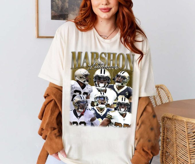 Marshon Lattimore T-Shirt, Marshon Lattimore Tees, Marshon Lattimore Sweatshirt, Hip Hop Graphic, Trendy T-Shirt, Unisex Shirt, Retro Shirt 2