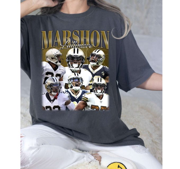 Marshon Lattimore T-Shirt, Marshon Lattimore Tees, Marshon Lattimore Sweatshirt, Hip Hop Graphic, Trendy T-Shirt, Unisex Shirt, Retro Shirt 3