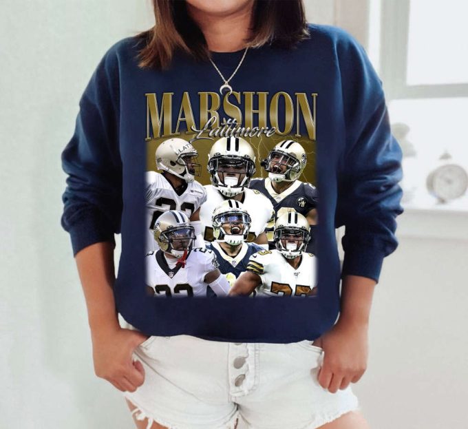 Marshon Lattimore T-Shirt, Marshon Lattimore Tees, Marshon Lattimore Sweatshirt, Hip Hop Graphic, Trendy T-Shirt, Unisex Shirt, Retro Shirt 4