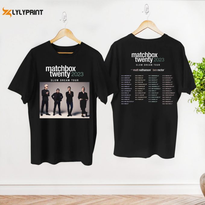 Matchbox Twenty Band Unisex Shirt, Slow Dream Tour 2024 Matchbox 20 Shirt, Mb20 Band Shirt, 90S Vintage Tee, Matchbox Twenty Fan Gift Shirt 1