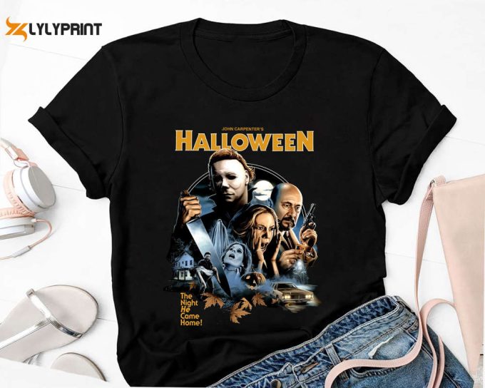 Michael Myers Halloween T-Shirt, Michael Myers Shirt Fan Gifts, Horror Scary Movie Halloween Shirt, Halloween Gifts, Michael Myers Shirt 1