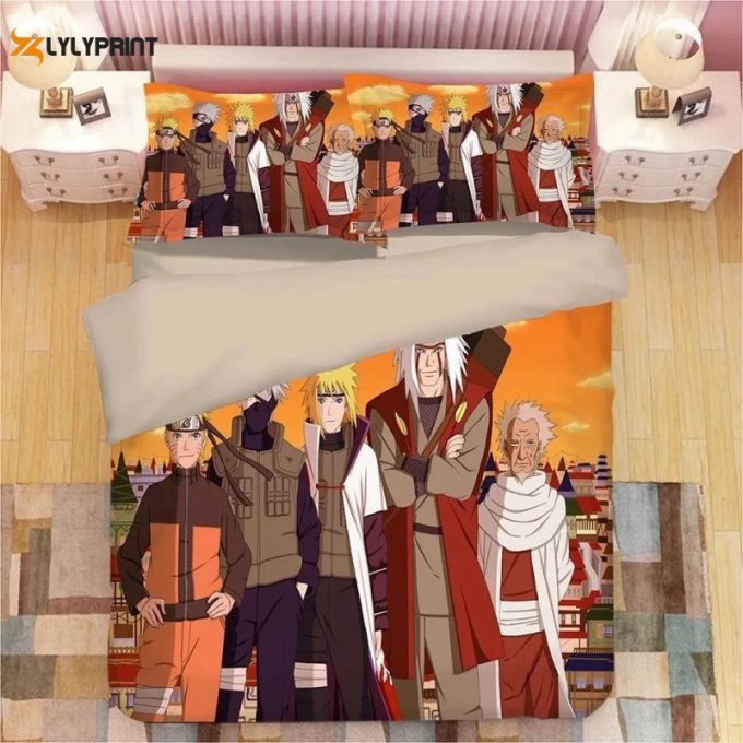 Naruto Uzumaki Naruto 14 Duvet Quilt Bedding Set 1