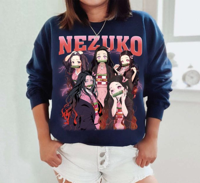 Nezuko T-Shirt, Nezuko Tees, Nezuko Sweatshirt, Hip Hop Graphic, Trendy T-Shirt, Unisex Shirt, Retro Shirt, Cult Movie Shirt, Vintage Shirt 4