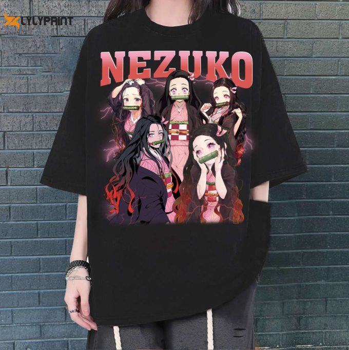 Nezuko T-Shirt, Nezuko Tees, Nezuko Sweatshirt, Hip Hop Graphic, Trendy T-Shirt, Unisex Shirt, Retro Shirt, Cult Movie Shirt, Vintage Shirt 1