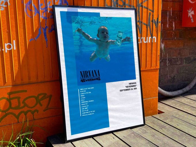 Nirvana &Quot;Nevermind&Quot; Album Cover Poster For Home Room Decor#1 2