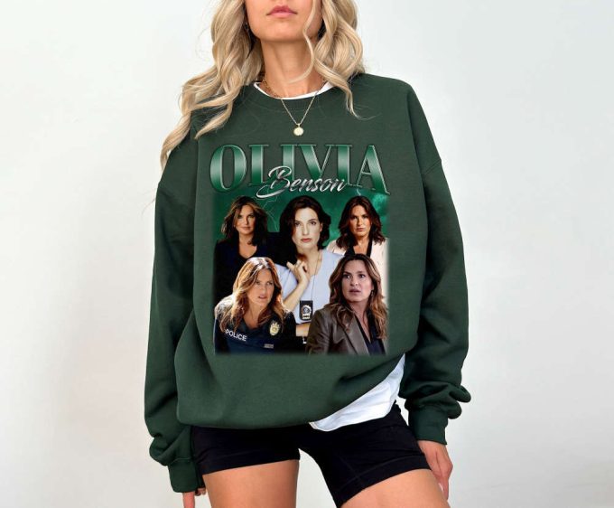 Shop The Famous Olivia Benson T-Shirt Collection: College Unisex Tees &Amp; Sweaters 4