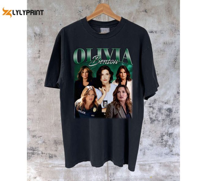 Shop The Famous Olivia Benson T-Shirt Collection: College Unisex Tees &Amp;Amp; Sweaters 1