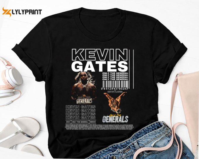 Only The Generals Tour 2024 Kevin Gates T-Shirt, Rapper Kevin Gates 90S Vintage Tee, Kevin Gates Shirt, Kevin Gates Fan Shirt, Tour 2024 Tee 1