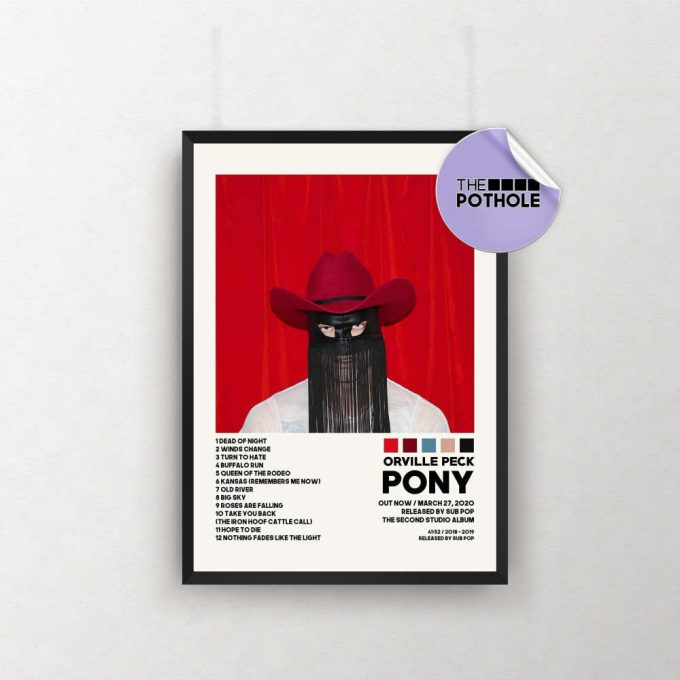 Orville Peck Posters / Pony Poster, Tracklist Album Cover Poster, Print Wall Art, Custom Poster, Orville Peck, Pony 2