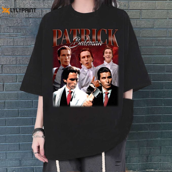 Patrick Bateman T-Shirt, Patrick Bateman Shirt, Patrick Bateman Sweatshirt, Hip Hop Graphic, Unisex Shirt, Cult Movie Shirt, Vintage Shirt 1
