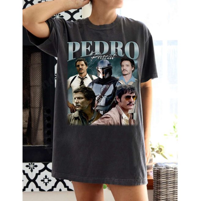 Vintage Pedro Pascal T-Shirt: Movie-Inspired Shirt Sweater &Amp; Tees - Perfect Birthday Gifts 2