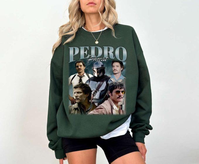 Vintage Pedro Pascal T-Shirt: Movie-Inspired Shirt Sweater &Amp; Tees - Perfect Birthday Gifts 4