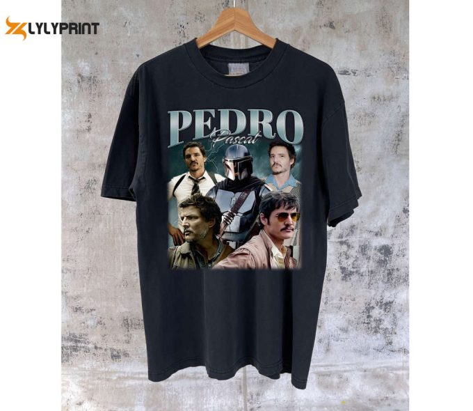 Vintage Pedro Pascal T-Shirt: Movie-Inspired Shirt Sweater &Amp;Amp; Tees - Perfect Birthday Gifts 1