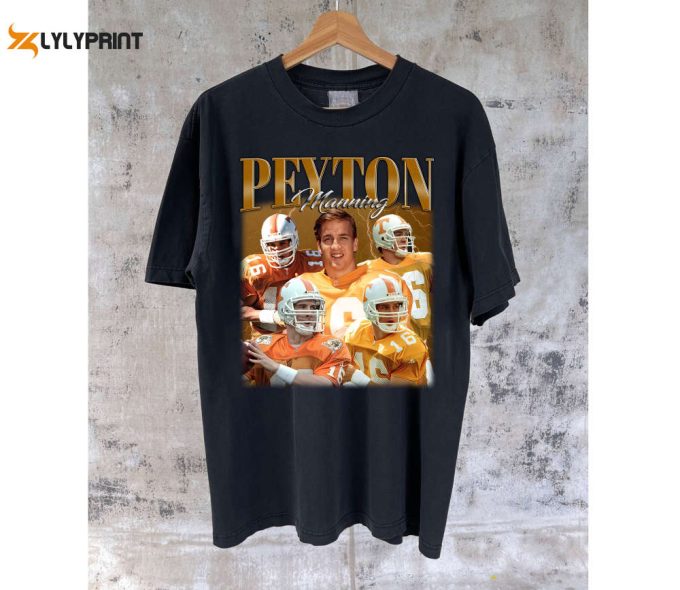 Peyton Manning T-Shirt: Perfect Christmas Gift For Football Fans - College Tee &Amp;Amp; Sweater! 1