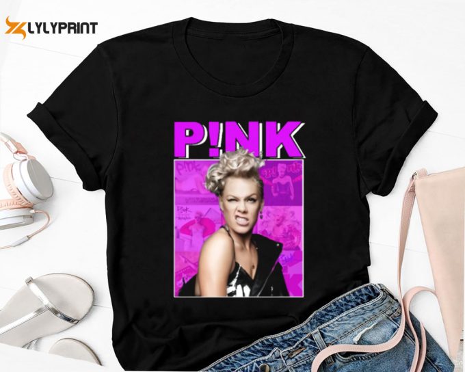 Pink Bootleg Shirt, P!Nk Pink Trustfall Tour 2024 Shirt, P!Nk Pink Singer Shirt Fan Gift, Pink P!Nk Graphic Shirt, P!Nk Tee, Tour 2024 Shirt 1