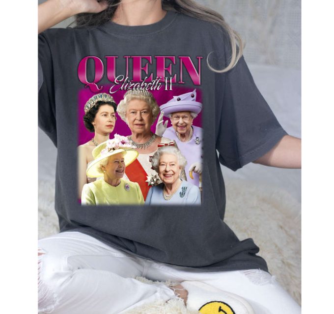 Queen Elizabeth T-Shirt, Queen Elizabeth Shirt, Queen Elizabeth Sweatshirt, Hip Hop Graphic, Unisex Shirt, Cult Movie Shirt, Vintage Shirt 3