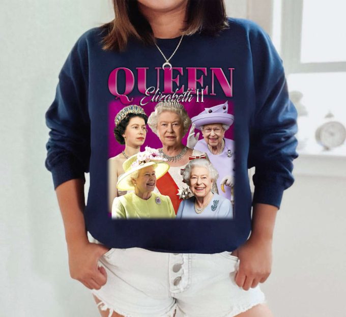 Queen Elizabeth T-Shirt, Queen Elizabeth Shirt, Queen Elizabeth Sweatshirt, Hip Hop Graphic, Unisex Shirt, Cult Movie Shirt, Vintage Shirt 4