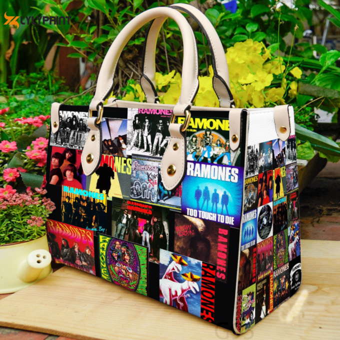 Stylish Ramones Leather Hand Bag Gift For Women'S Day: Perfect Women S Day Gift - G95 1