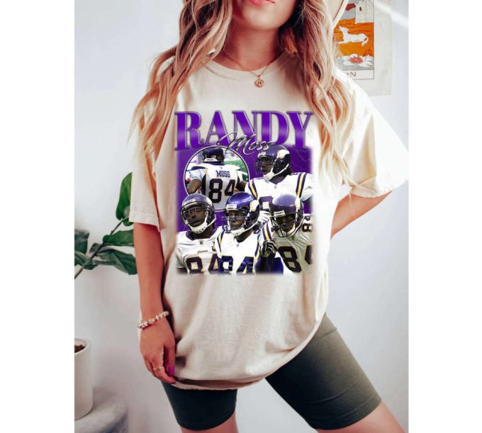 Randy Moss T-Shirt &Amp; Sweater: Super Bowl Sport Gift For Him 3