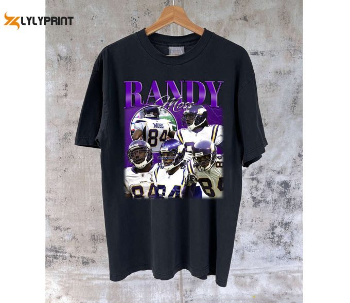 Randy Moss T-Shirt &Amp;Amp; Sweater: Super Bowl Sport Gift For Him 1