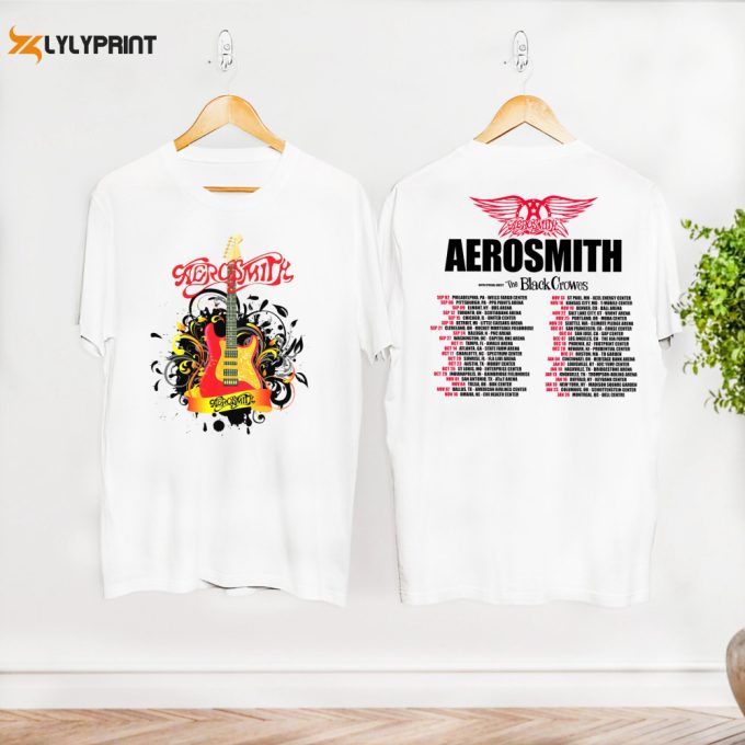 Rock Band Aerosmith Band 2024 Tour Shirt, Peace Out Farewell Tour Aerosmith Shirt Fan Gifts, Graphic Aerosmith Band Shirt, Aerosmith Merch 1