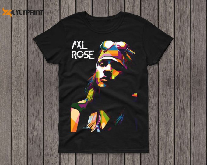 Rock 'N' Roll Rebel Axl Rose Shirt - Guns N' Roses Tribute Tee - Music Icon Merchandise - Vintage Retro Gift 1