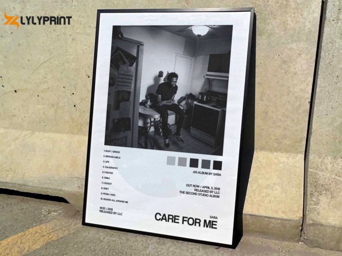 Saba &Amp;Quot;Care For Me&Amp;Quot; Album Cover Poster For Home Room Decor #2 1