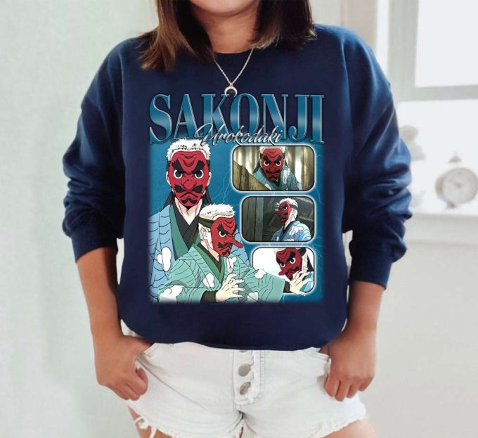 Sakonji Urokodaki T-Shirt, Sakonji Urokodaki Tees, Sakonji Urokodaki Sweatshirt, Hip Hop Graphic, Trendy T-Shirt, Unisex Shirt, Retro Shirt 5